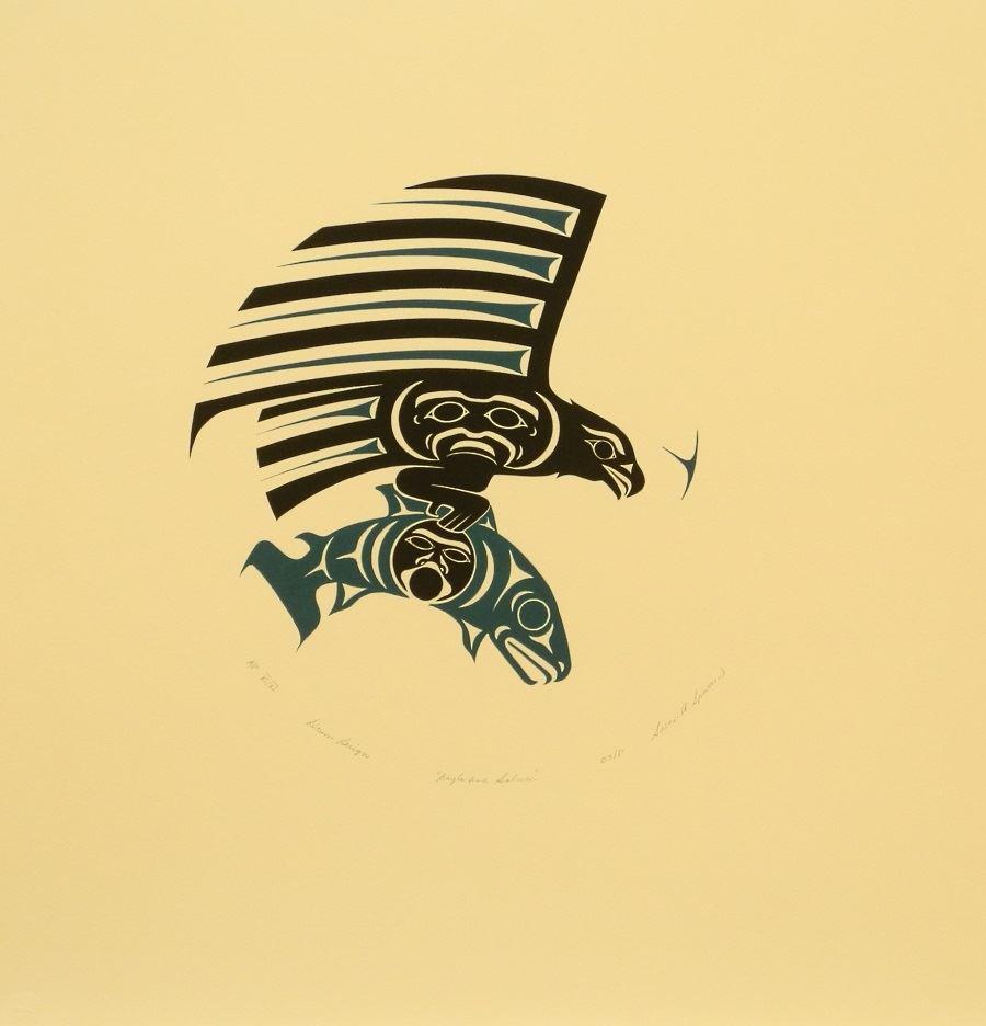 Salish Serigraph signed Susan A. Sparrow, AP 6/6, 22" x (1 of 1)