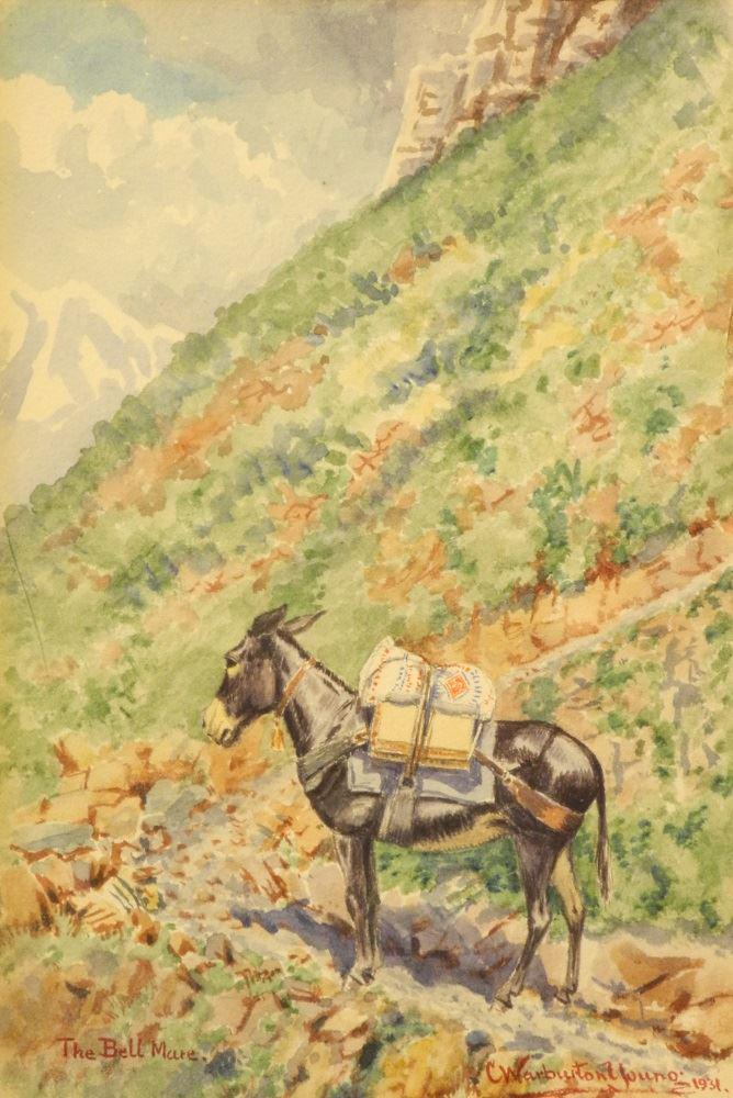 Watercolour signed C. Warburton Young '31, 5" x 7 1/2", (1 of 3)