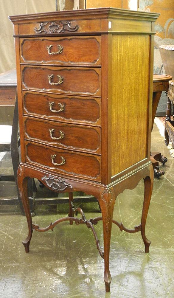 Louis XV Mahogany Sheet Music Cabinet. (1 of 6)