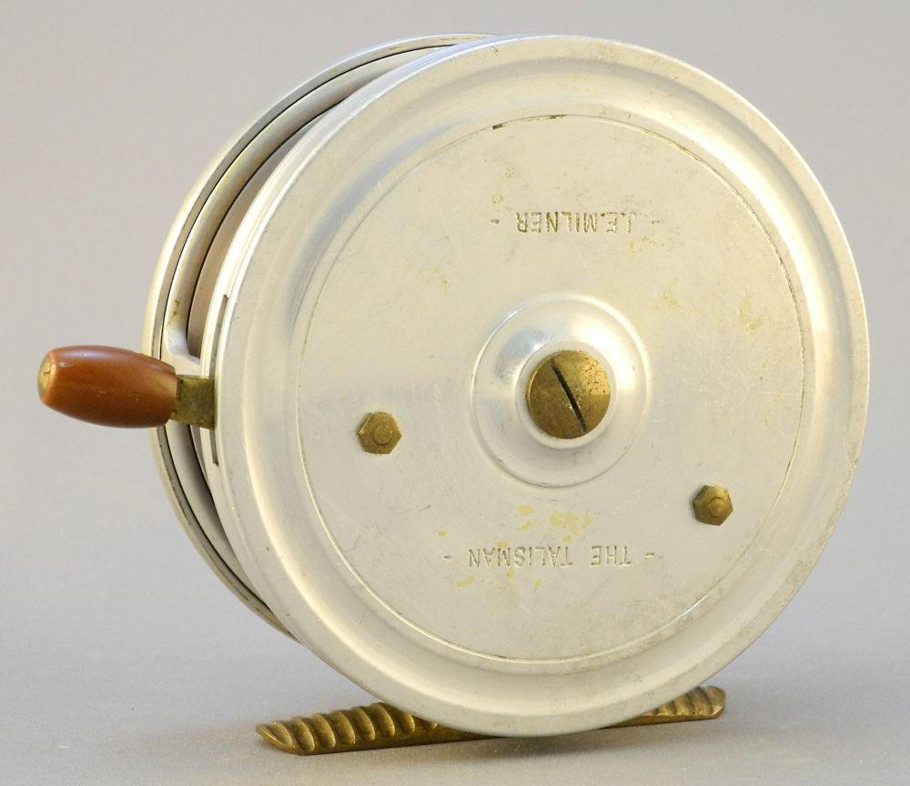 J.E. Milner "The Talisman" aluminum Salmon Reel with (1 of 7)