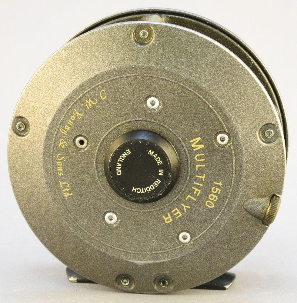 J.W. Young & Sons Ltd. "1560 Multifly" Reel, 3 1/2" (1 of 5)