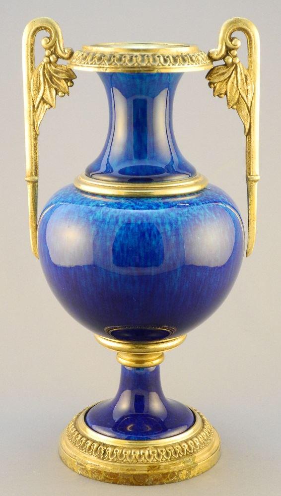 Antique Sevres Urn signed MP, 10 1/2" high. (1 of 9)