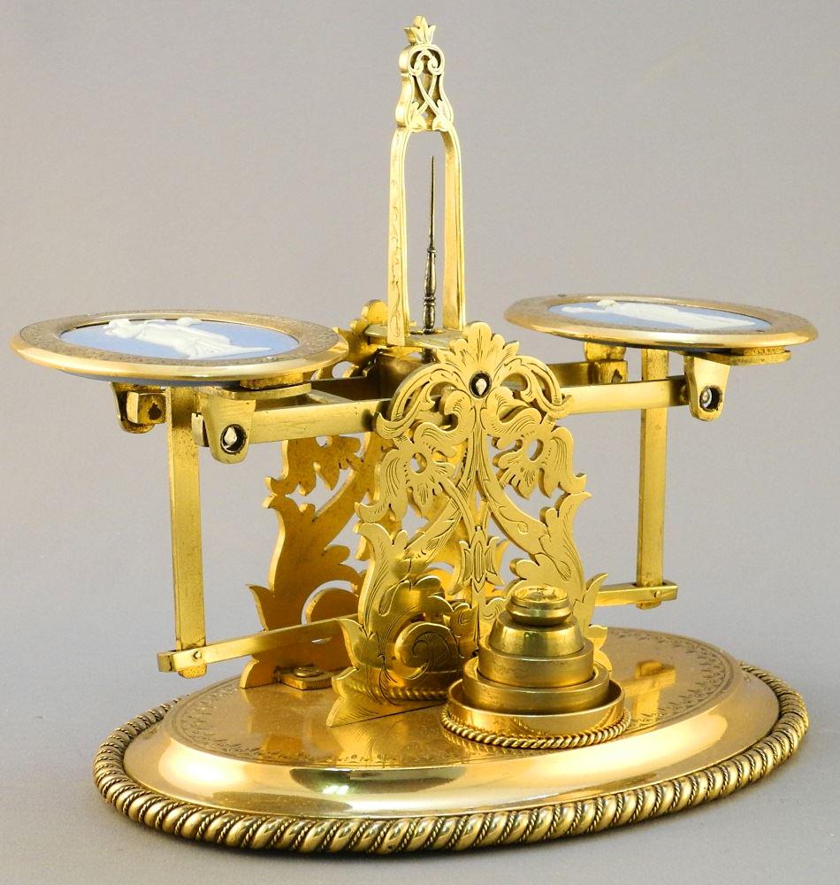 Antique English Postal Scale by H.S. Jones, Market (1 of 12)