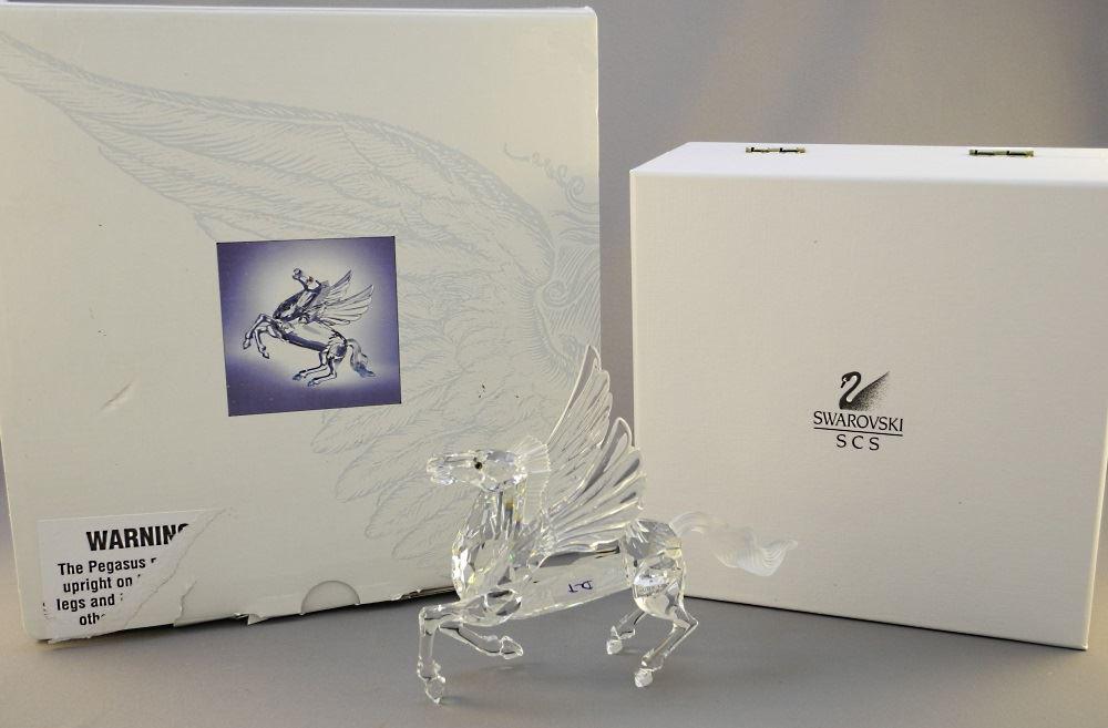 Swarovski Collectable Pegasus, 5 3/4" long. (1 of 4)