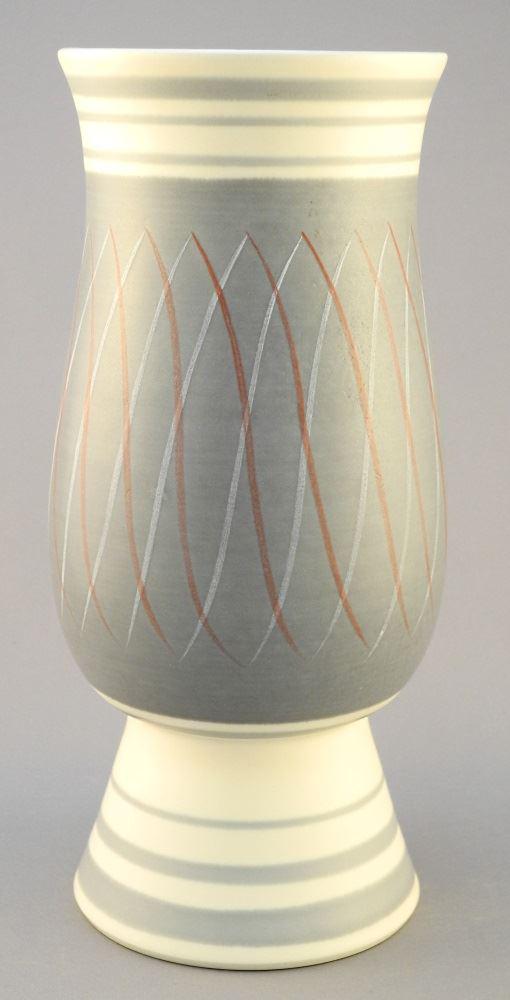 Poole Vase, 10 1/2" high. (1 of 4)