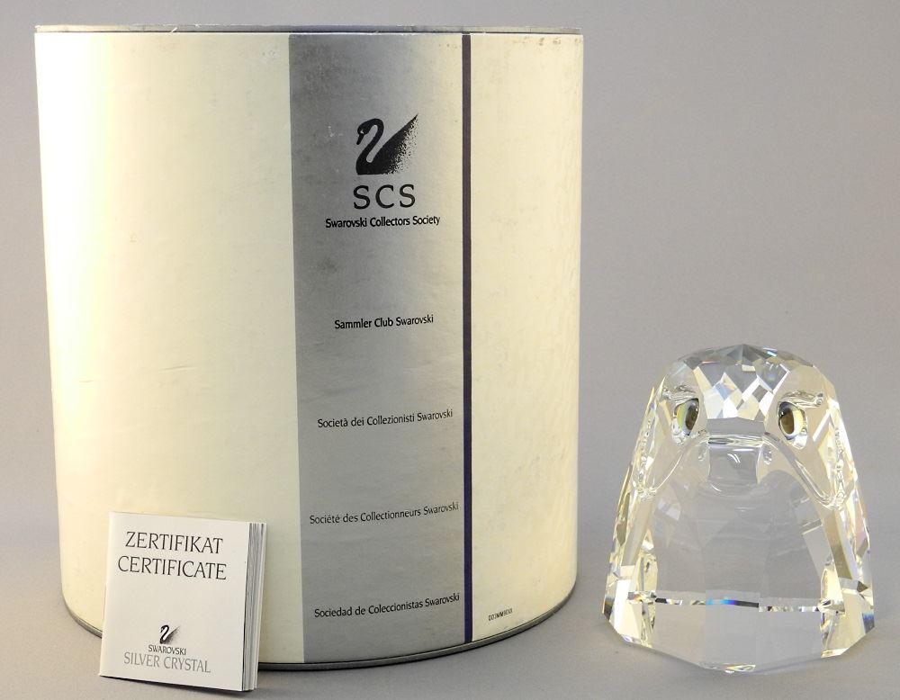 Swarovski Collectable Falcon, 3 3/4" high. (1 of 4)
