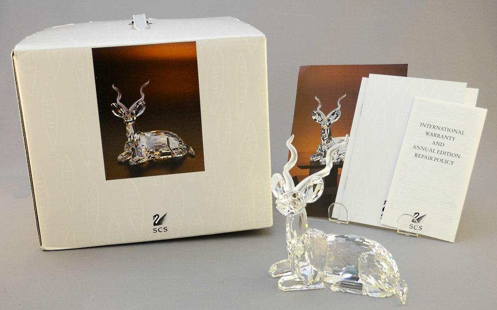 Swarovski Collectable Kudu, 4" high. (1 of 4)