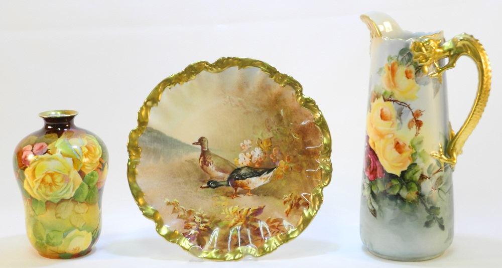 Hand Painted Porcelain Items: French Dish, Austrian (1 of 9)