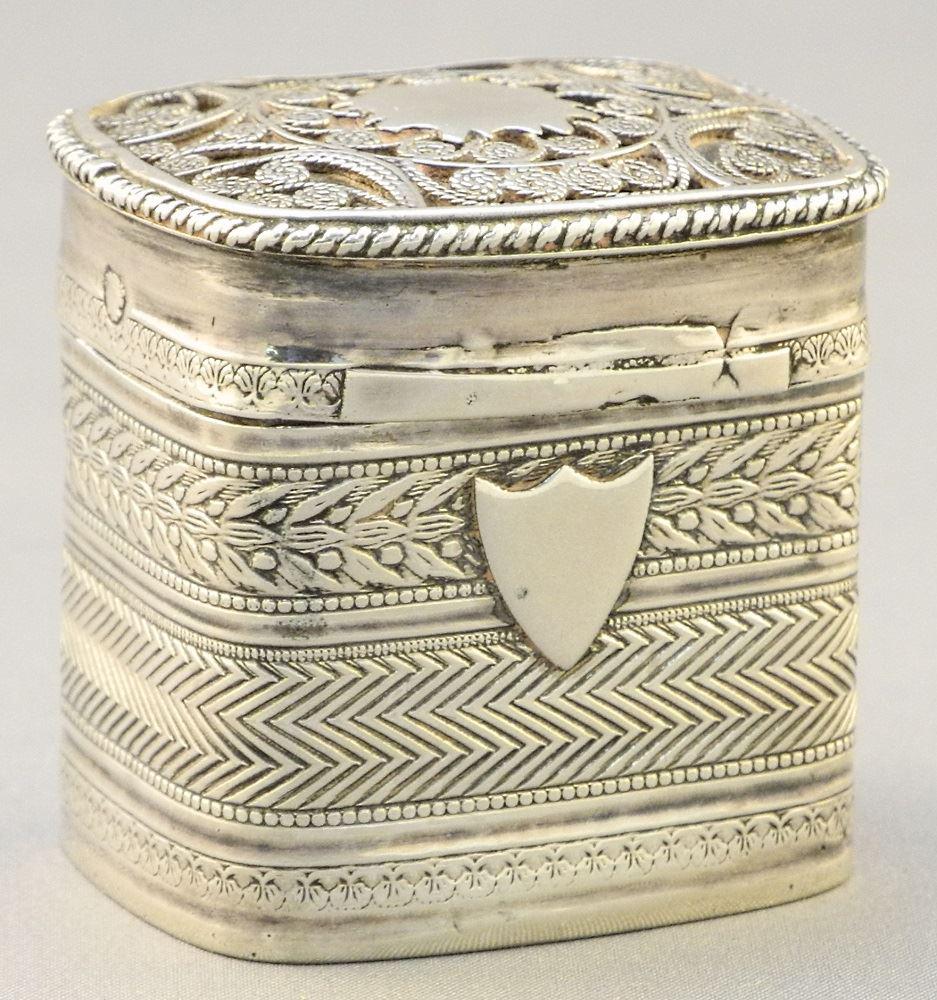 Dutch Silver Vinaigrette, as found, 30 grams.: Dutch Silver Vinaigrette, as found, 30 grams.
