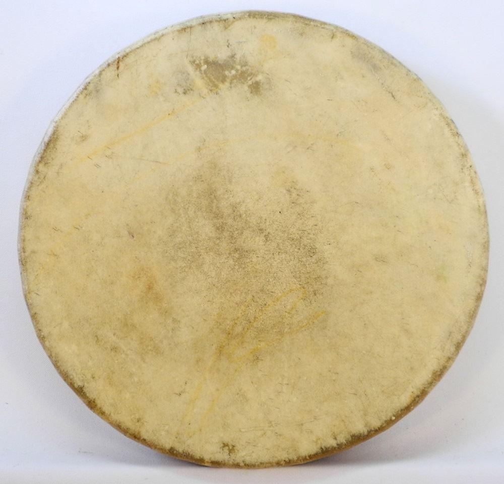 Hide & Sinew Drum, 14 3/4" diameter. (1 of 2)