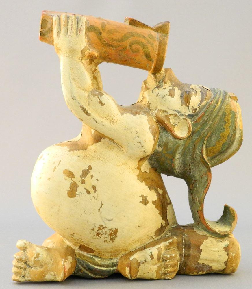 Pre-Columbian Style Pottery Figure, 6 3/4" high. (1 of 6)