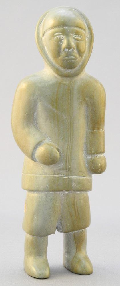Inuit Stone Figure, Arctic Bay, 5 3/8" high. (1 of 4)