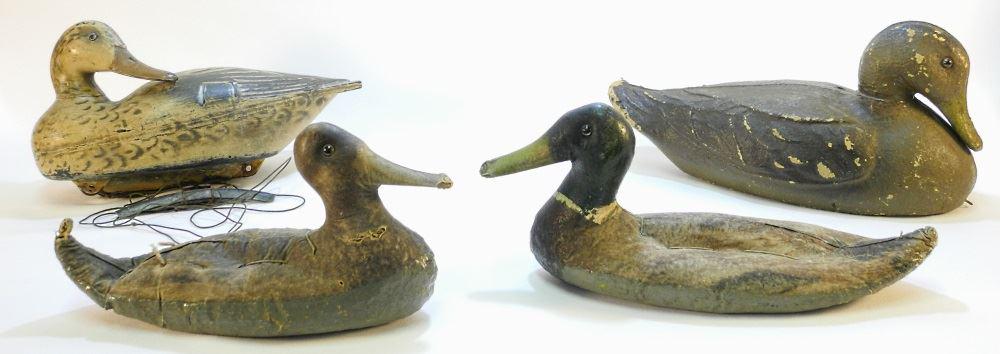 4 Majestic & Canvas Decoys, 11 3/4" - 13 3/4". (1 of 5)