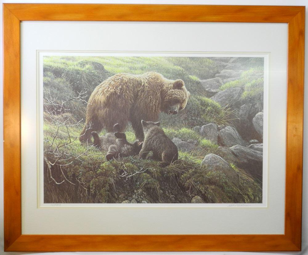 Limited Edition Print signed Robert Bateman, 22" x 33", (1 of 4)