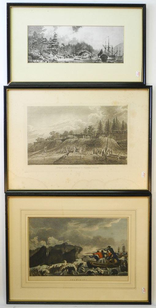 Collection of 2 various J. Webber "Nootka" Engravings (1 of 6)