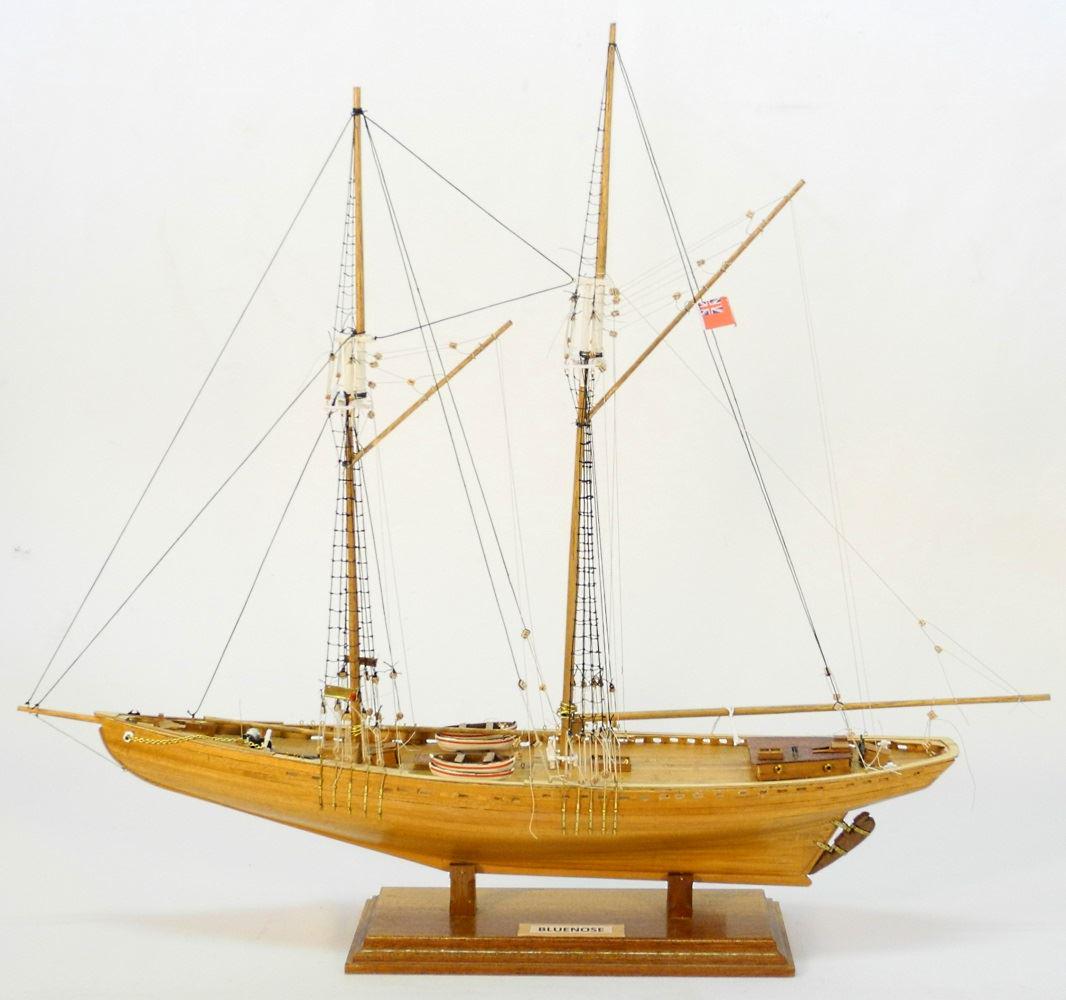Model Ship "Bluenose", 23" length. (1 of 2)