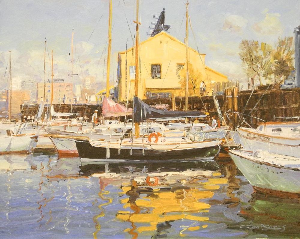 Oil on Canvas signed G.W.(George William) Bates, 19 (1 of 7)