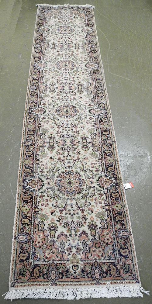 Handknotted Persian Runner approximately 134" x 29 (1 of 5)