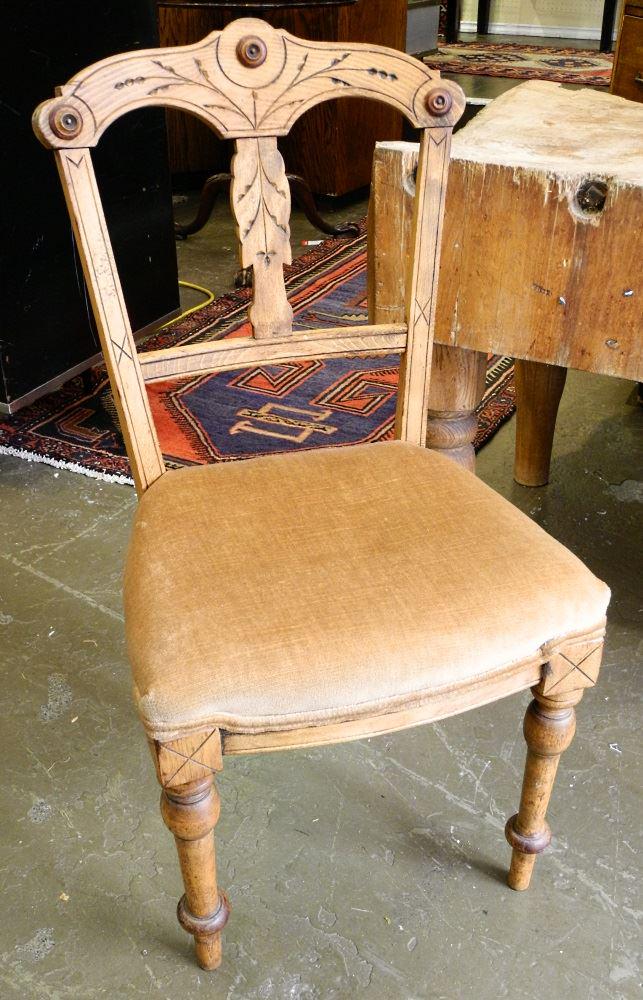 19th Century Eastlake Side Chair.: 19th Century Eastlake Side Chair.