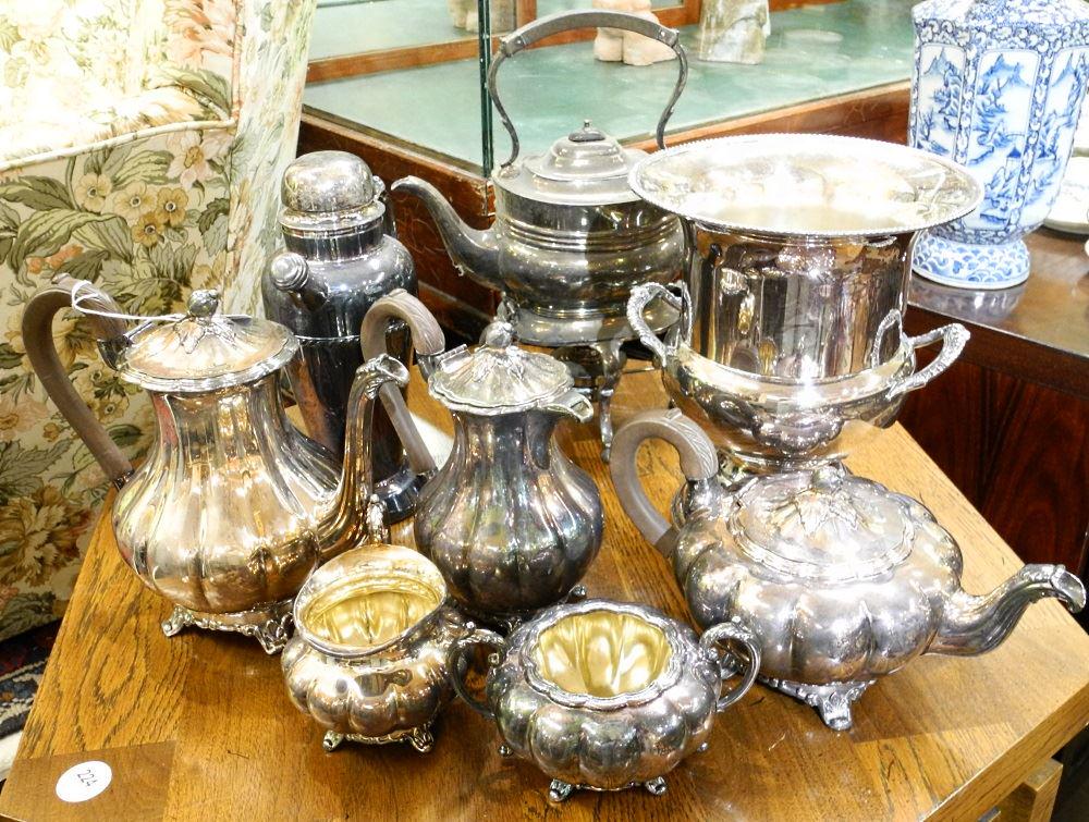 Rogers 5 Piece Silver Plated Tea & Coffee Service with (1 of 1)