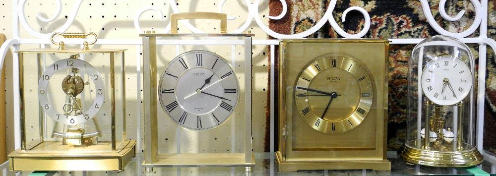 4 Various Mantle Clocks: German & Japanese (1 of 1)