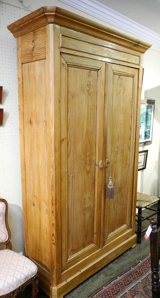 Antique Pine Armoire. (1 of 4)