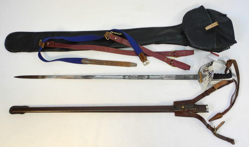 Sword with Basket Hilt By Wilkinson Sword Ltd., (1 of 6)