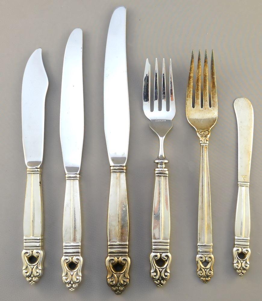 Set of International "Royal Danish" Sterling Silver (1 of 6)