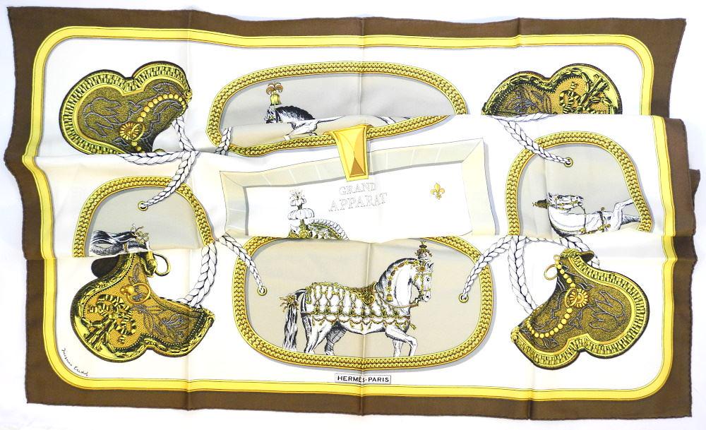 Hermes Silk Scarf, "Grand Apparat". (1 of 2)