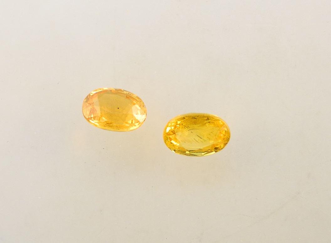 2 Loose Orange Sapphires. (1 of 1)