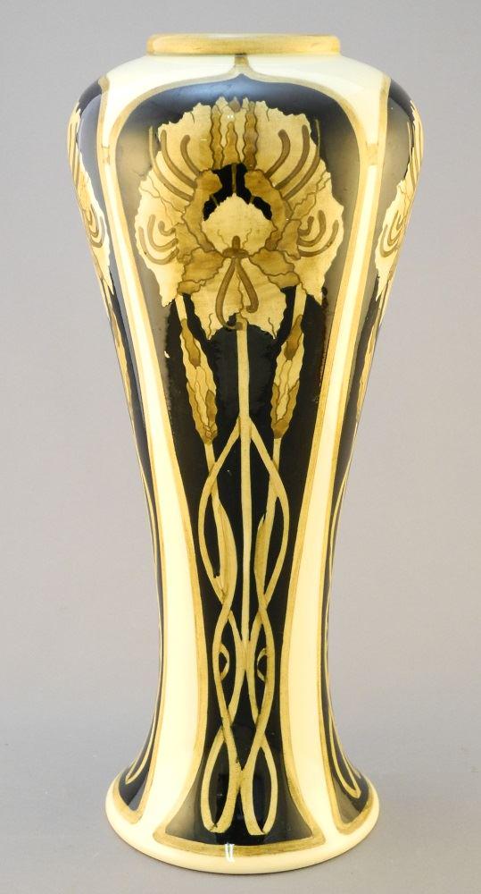 Cobridge Art Nouveau Style Pottery Vase, 11 3/4" high. (1 of 3)