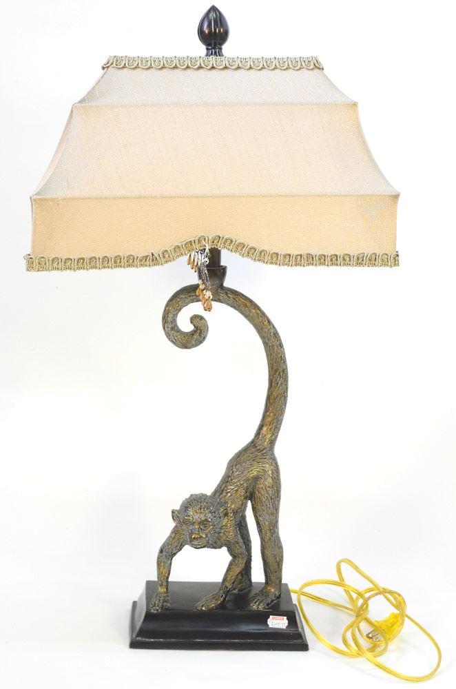 Monkey Figured Table Lamp. (1 of 1)