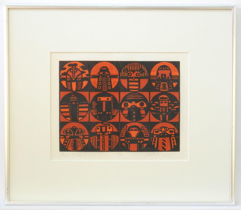 Serigraph Signed Jack (William) McLarty, #18/50, 7" x (1 of 3)