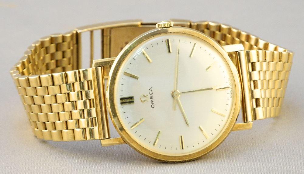 9K Swiss Man's Omega Watch. (1 of 10)