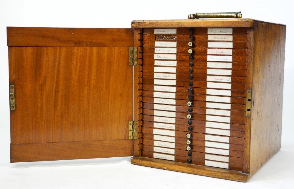 19th Century Mahogany Specimen Cabinet with Slides, 11 (1 of 7)