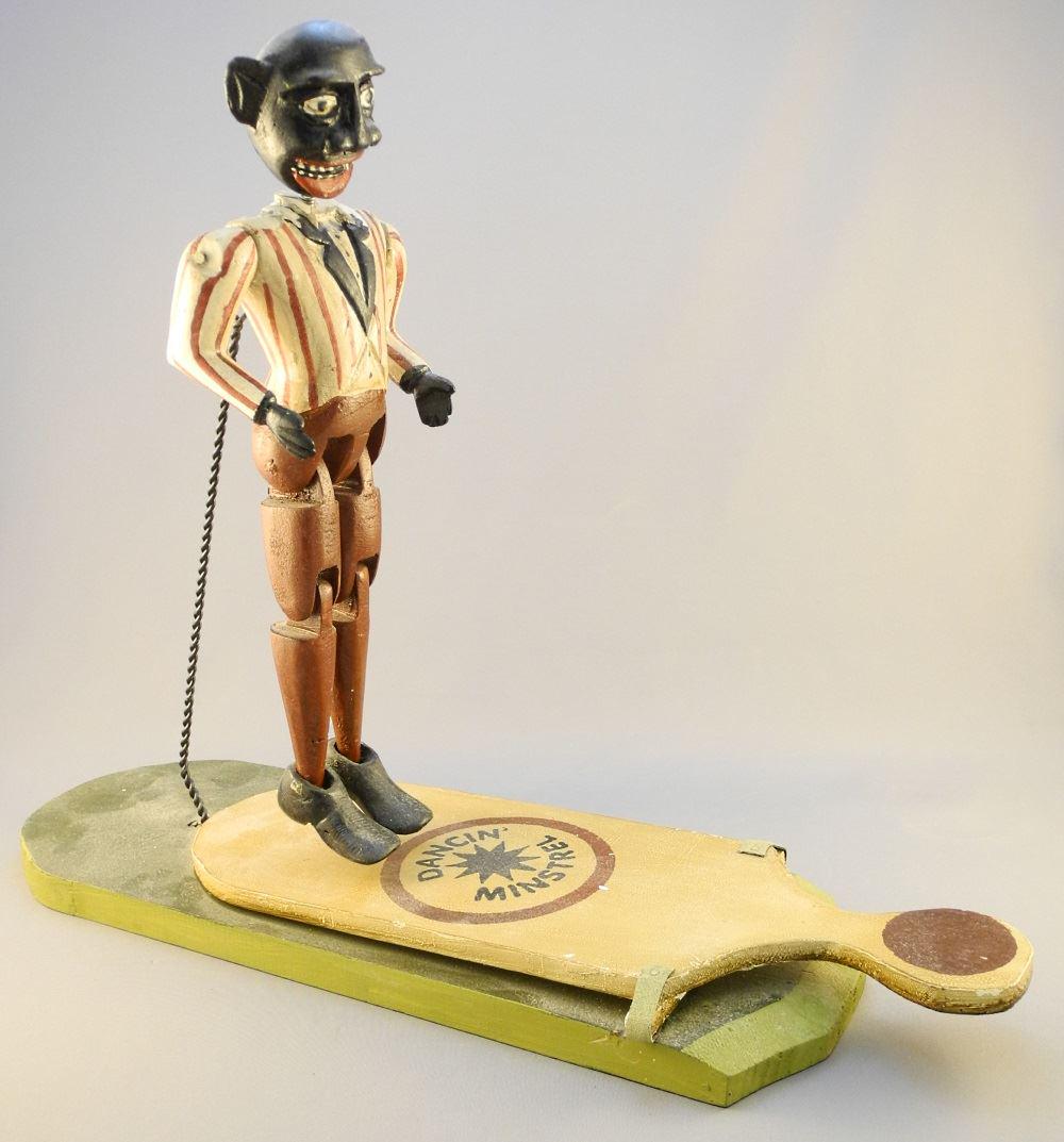 Early 20th Century Dancing Minstrel Figure, 14" high. (1 of 4)