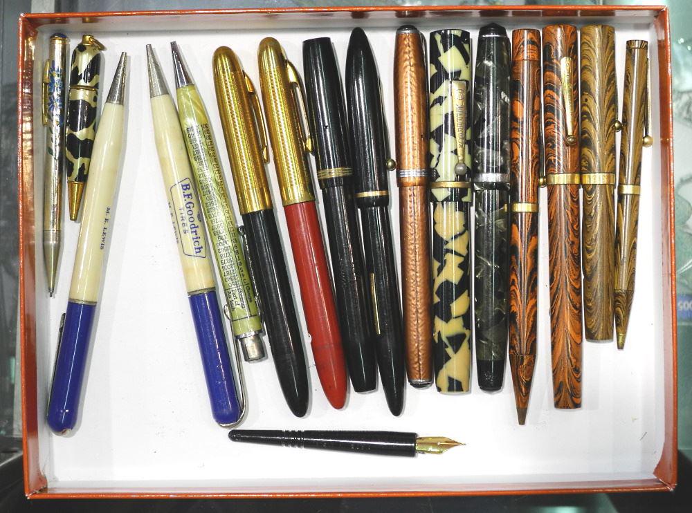 Collection of Fountain Pens Including Waterman's etc.: Collection of Fountain Pens Including Waterman's etc.