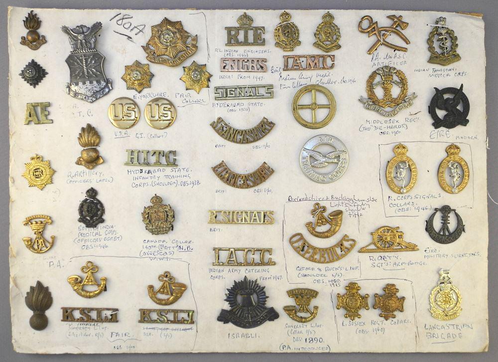 Collection of Assorted Military Pins & Badges. (1 of 2)