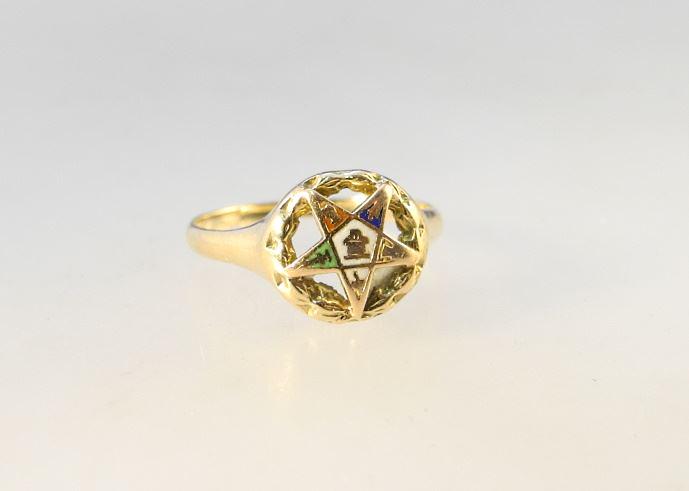 10K Gold Masonic Ring, 0.07ozt. (1 of 1)