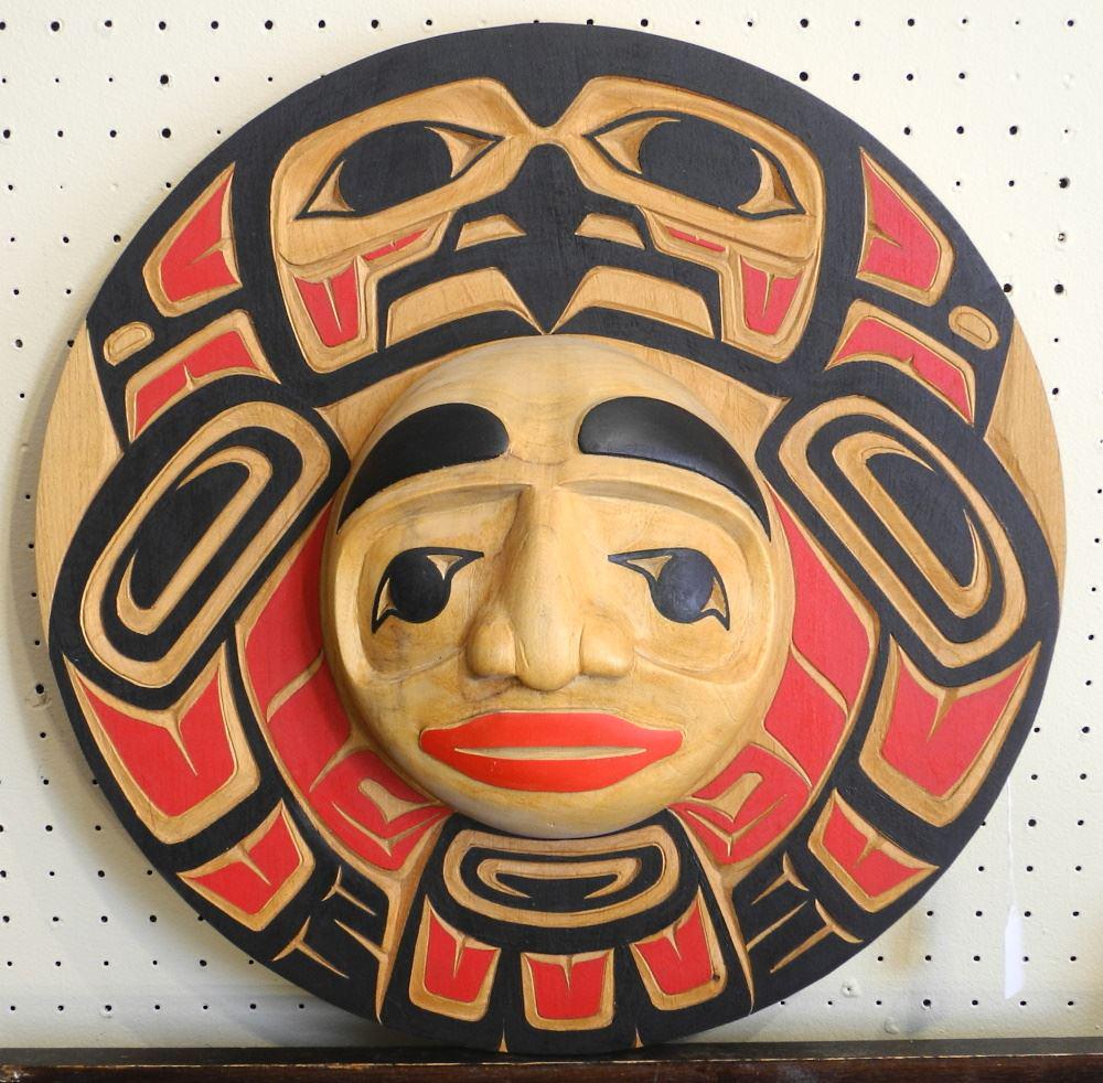 West Coast Moon Plaque signed Dave Roberts, 19 1/2" (1 of 2)