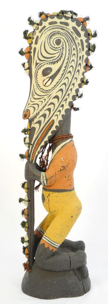 Papua New Guinea Carved Ancestral Figure By Joseph (1 of 9)