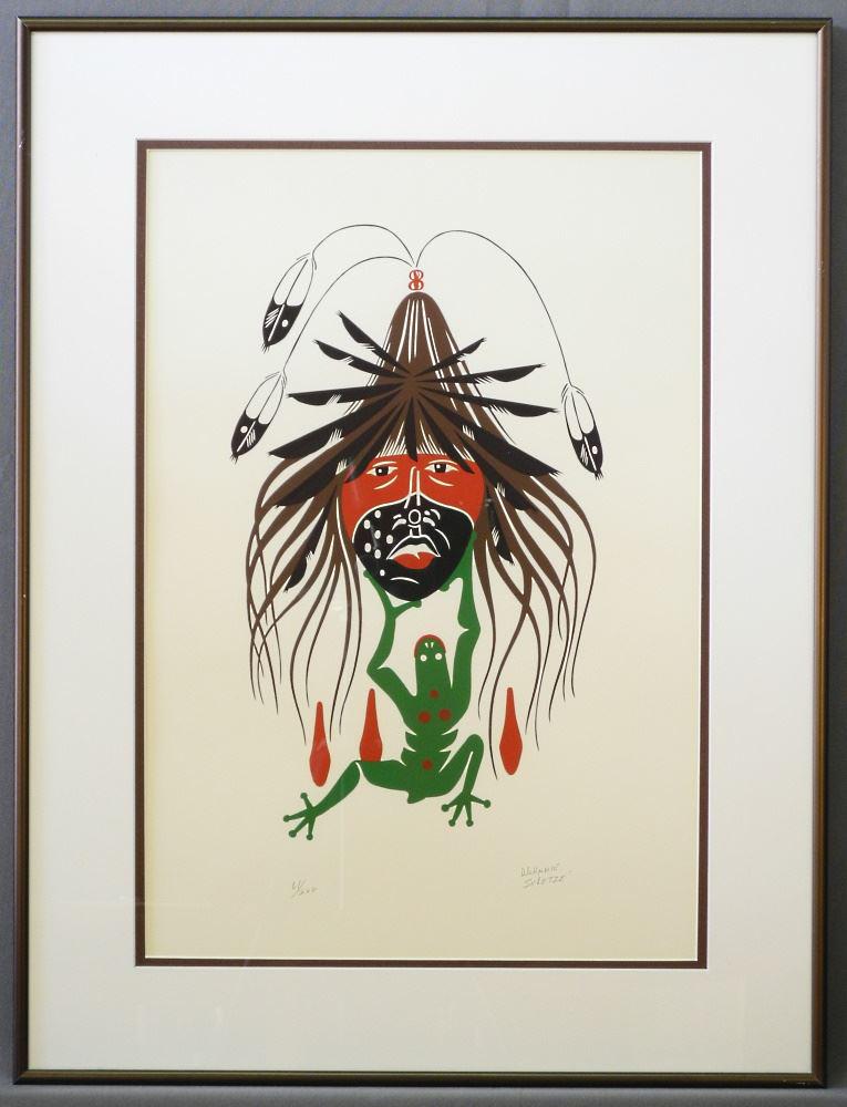 Serigraph signed Johnnie Seletze, #61/200, 19" x 13", (1 of 3)