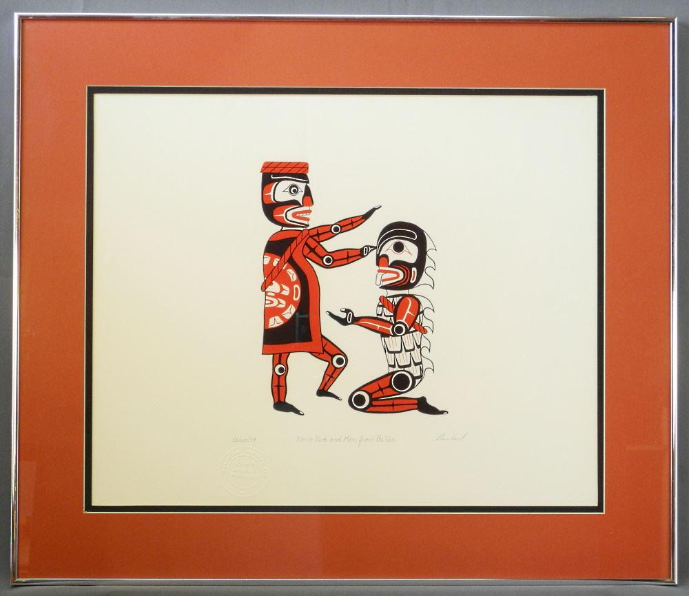 Serigraph Signed Stan Hunt, #53/600, 17 1/4" x 21 1/4, (1 of 3)