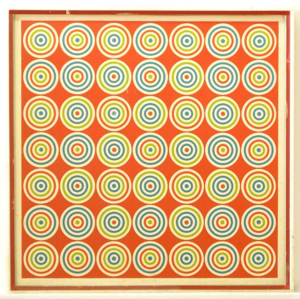 Artist Proof signed D. Atchley '65, 17 1/2" x 17 1/2", (1 of 1)