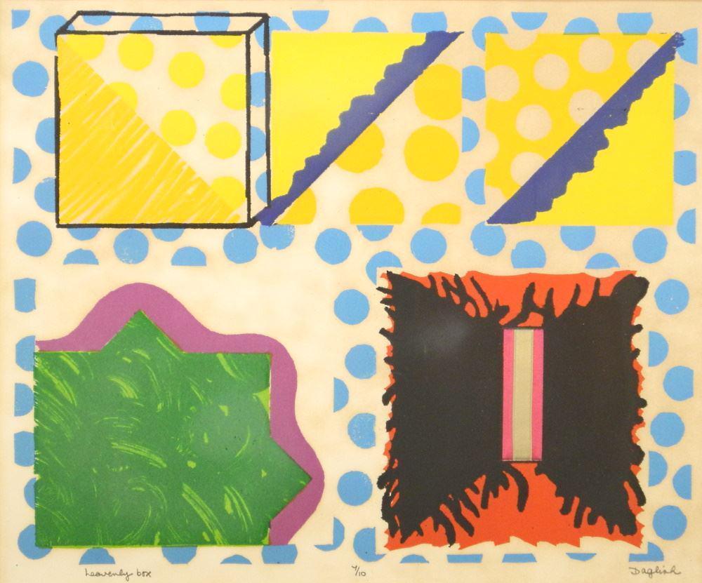 Colour Print signed (Peter) Daglish, #7/10, 14" x 16 (1 of 3)