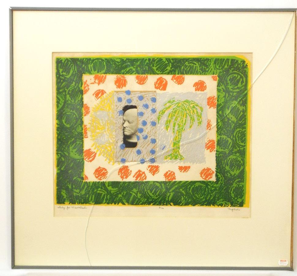 Limited Print signed Daglish, 8/12, 14" x 17", "Study (1 of 1)