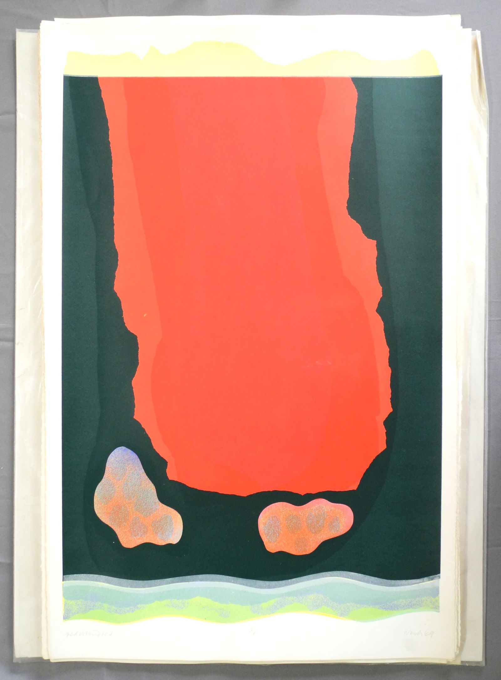 18 Coloured Prints & Proofs signed Harvey '69, 40" x (1 of 5)