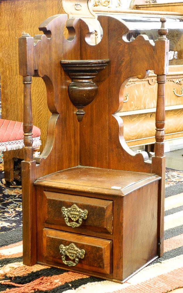 Victorian Corner Display Stand, 22 3/4" high. (1 of 2)