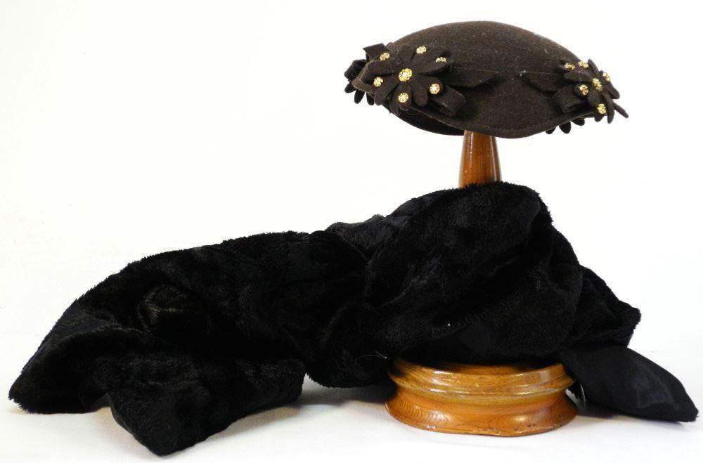 Hat & Hat Stand & Victorian Cape. (1 of 1)