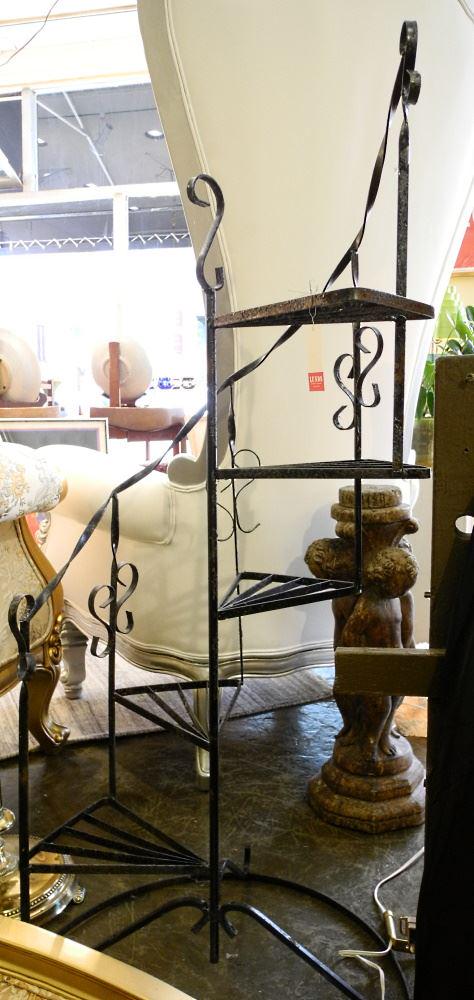 Wrought Iron 5 Tiered Jardiniere Stand. (1 of 2)